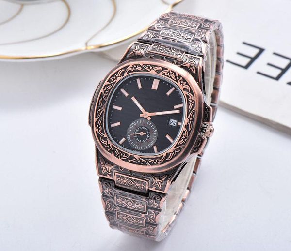 

2019 бизнес повседневный часы многофункциональный бар часы менес маленькая секундная работа, Slivery;brown