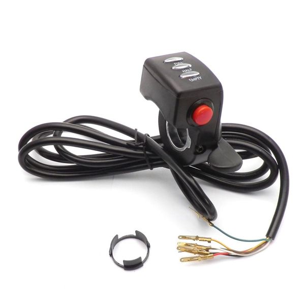 

24v 36v 48v twist throttle thumb control with power display for electric scooter e-bike bike