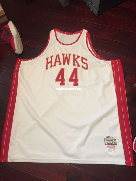 

mitchell ness mn # 44 пистолет pete maravich sewn jersey сша размер 60 4xl мужской жилет размер xs-6xl сшитые баскетбольные майки ncaa, Black;blue