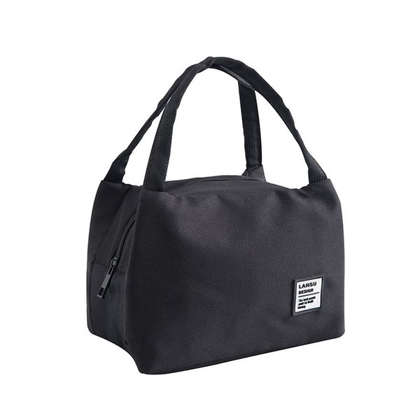 

2019 new lunch bags for women kids men insulated canvas box tote bag thermal cooler lunch bags lonchero #f, Blue;pink