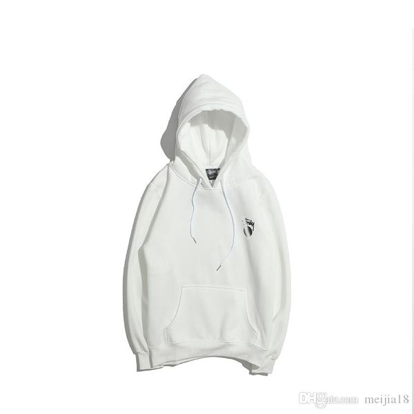 

19ss the tide brand autumn europe and the united states cool design fashion sweater cotton couple spoof blouse black gray