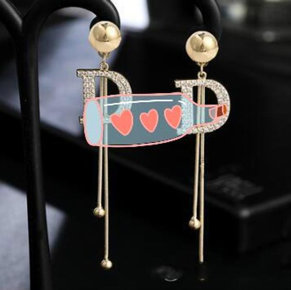 

fringe long paragraph simple fashion earrings temperament elegant earrings 4916, Golden