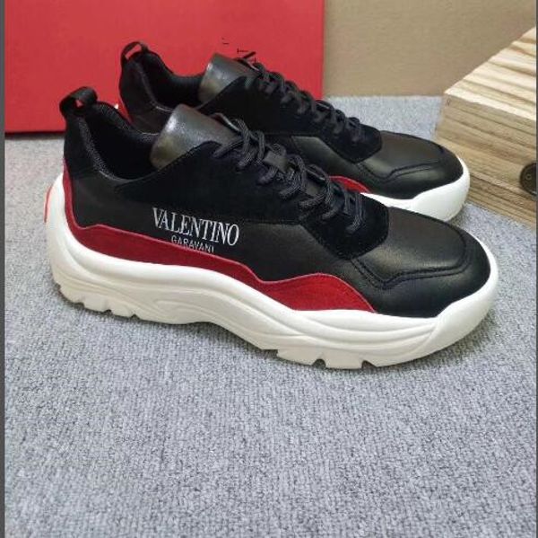 

European and American men 2019 spring casual sports color matching platform outdoor shoes