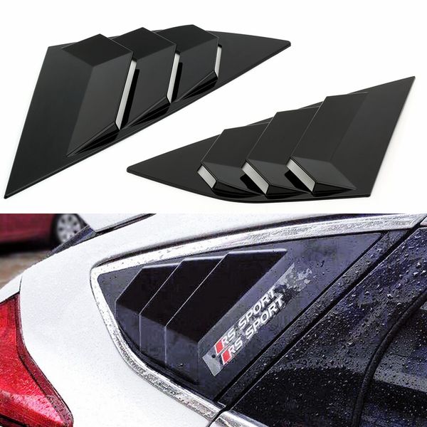 Car Styling Window Side Louvers Vent Window Modification Louvers Abs Scoop Cover Vent Decoration For Ford Focus St Rs 2013 18 Lights For Cars Exterior