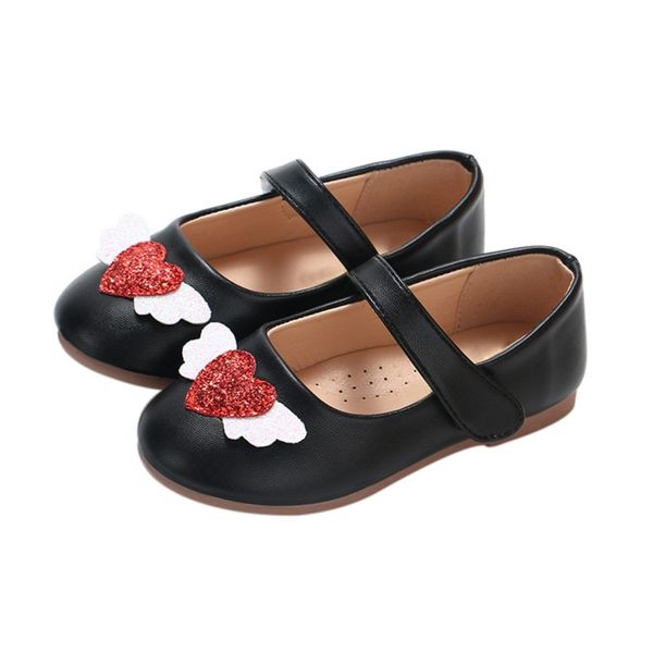 

girls flat dress party shoes children toddler kid princess shoes, Black;grey