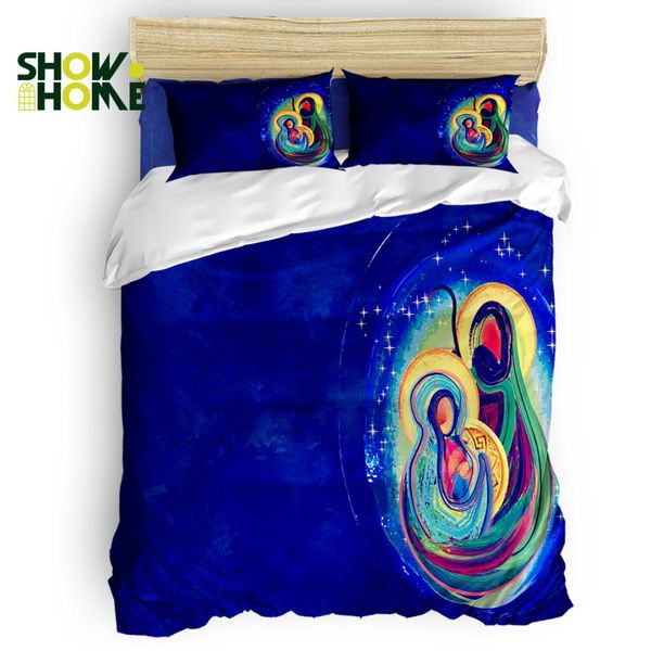 

showhome duvet cover jesus christmas religionduvet cover set 4 piece bedding set for beds