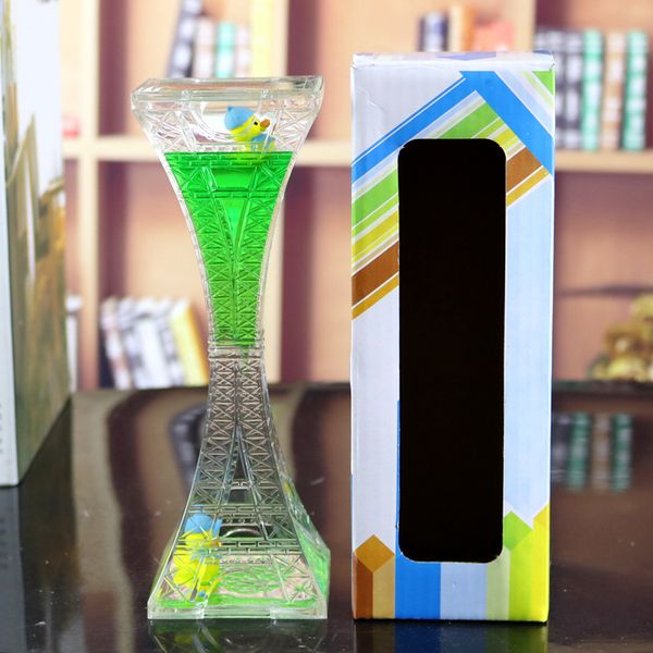 

tower oil drip oil leak hourglass floating small animal cartoon creative ornaments student gift wholesale