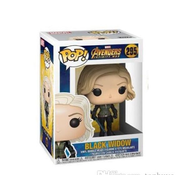 

funko pop avengers infinity war black widow vinyl action figure with box #295 toy gift good