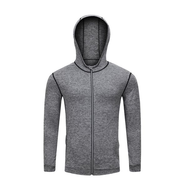 

men running jacket reflective sports soccer basketball running hooded gym yoga fitness training jackets windproof jacket, Black;red