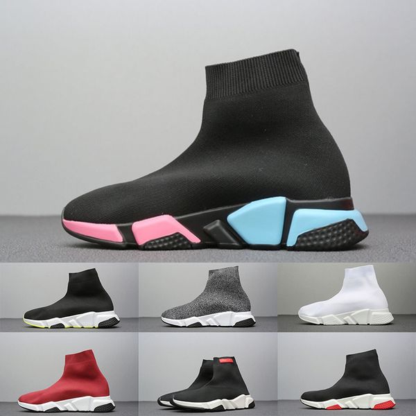 

ace designer speed trainer sock boots triple black racer blue grey red socks sneaker mens women utility trainers casual chaussette shoe h9