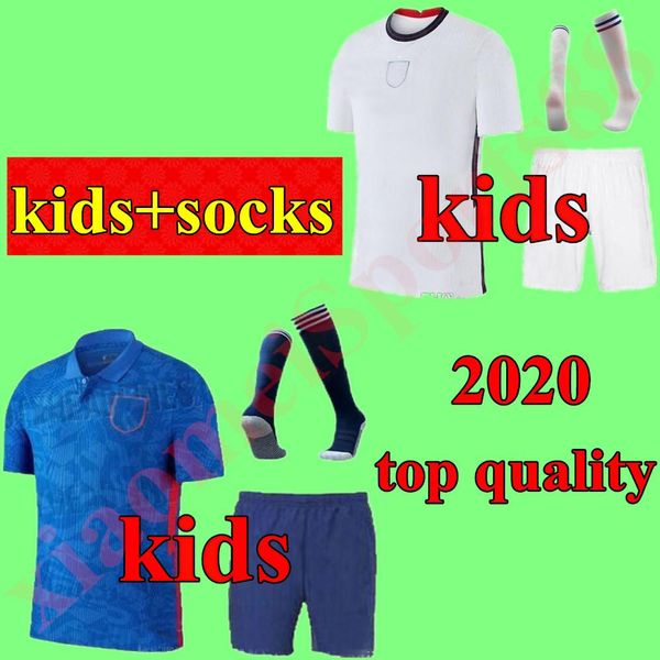 

2020 kids kit england soccer jersey rooney kane sturridge sterling henderson vardy youth boys football jerseys calcio shirt, Black