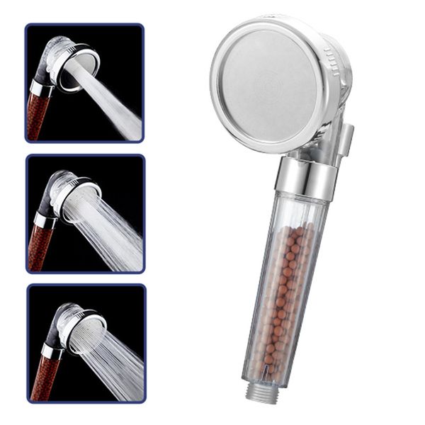 

3 modes water saving negative ion spa pressurize filtered adjustable rainfall bathroom shower head nozzle mixer sprayer shower