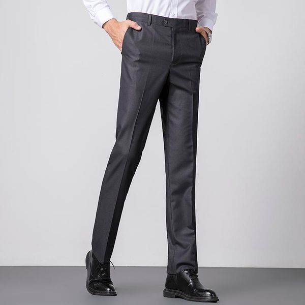 

2019 fashion business formal men suit pants custom made costume homme men slim fit pants pantalones de vestir hombre, White;black