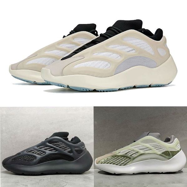 

kanye west 700 v3 azael alvah running shoes glow in the dark white mens trainers women fashion sport designer sneakers