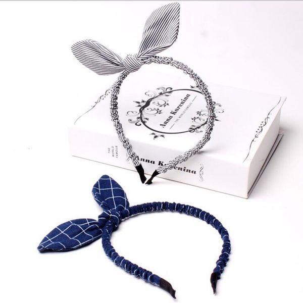 

fashion rubbit ears hairband for girls hair bands beautiful hoop princess hair accessories wholesale 5 colors