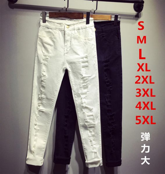 

wholesale 2019 new spring autumn selling women's fashion casual denim pants xc1, Blue