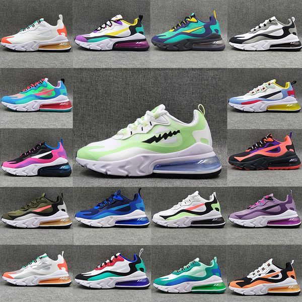 

2020 bleached coral react mens running shoes bauhaus optical travis scotts turbo green triple black women trainer sports sneakers eur 36-45, White;red
