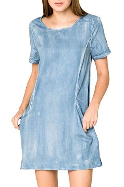 

triple9shop women denim dress vary styles, Black;gray