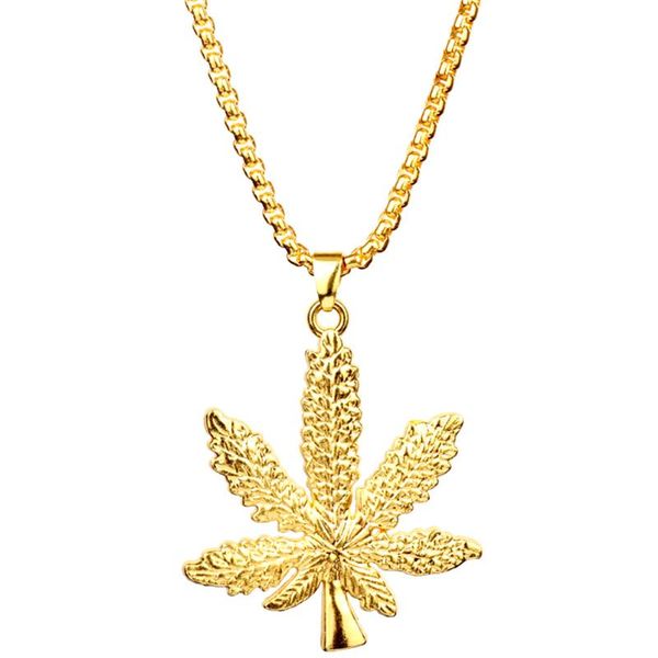 

women fabala alloy sweater chain jewelry exquisite clothes accessories maple pendant necklace charm easy matching, Golden;silver