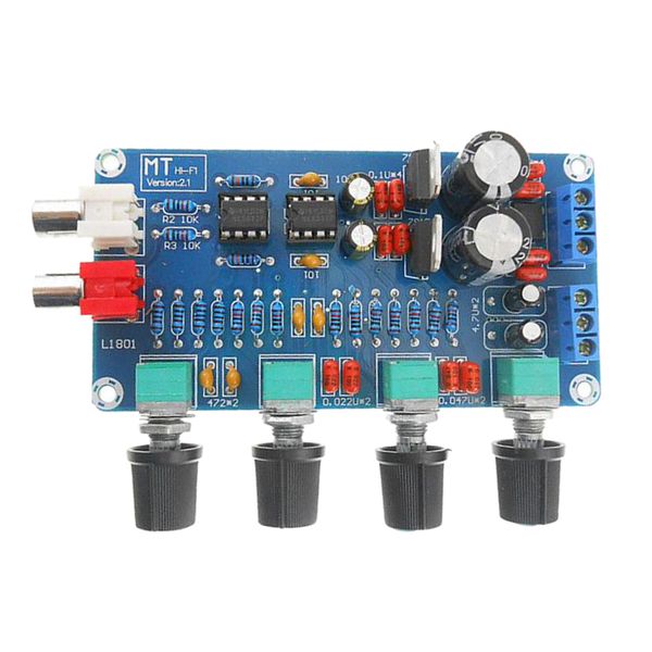 

ne5532 preamp pre-amplifier audio tone amplifier module board ac12v-18v