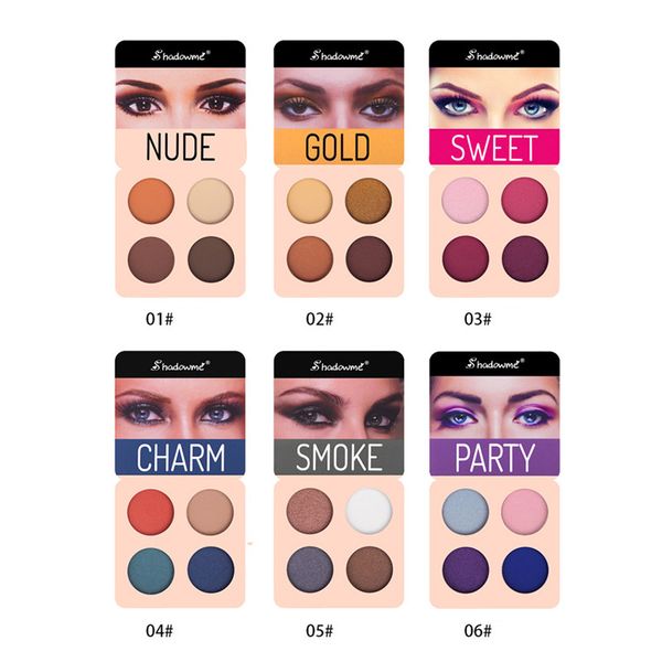

4 цвет бордовый палитра теней прессованная shimmer eye shadow matte makeup стойкий eye palette для красоты