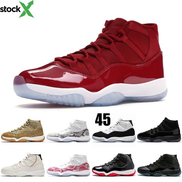 

jumpman 11s basketball shoes for men women win like 96 concord snakeskin 11 platinum tint cap and gown gamma blue sports sneakers