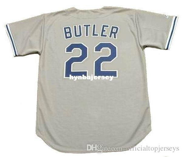 

custom brett butler los angeles stitched 1992 majestic vintage away baseball jersey retro mens jerseys running, Black;blue