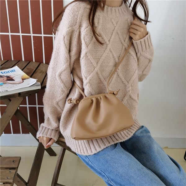 

2020 new korean version of women's fashion cute clutch bag casual armpit bag lady