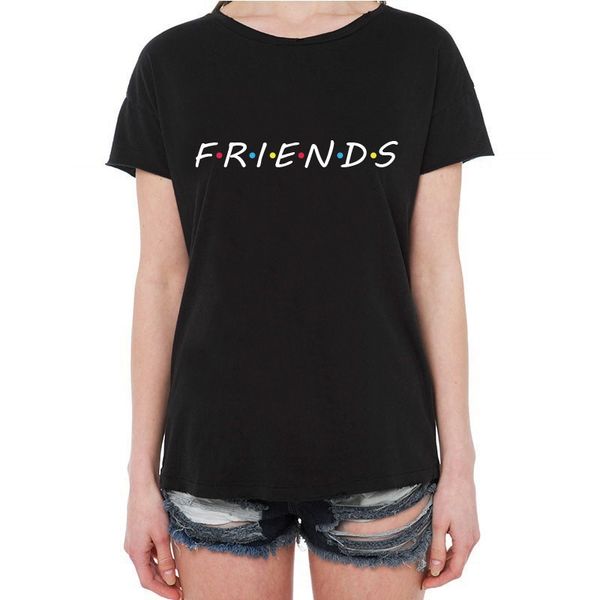 

women t shirt women friends printing white women short sleeve leisure flutter sleeve tee casual ladies female blusas clothing