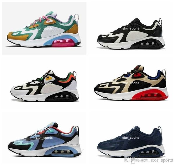 

2019 new max200 wmns mens running shoes mystic green black white bordeaux half palm air cushion designer sneakers eur 40-46