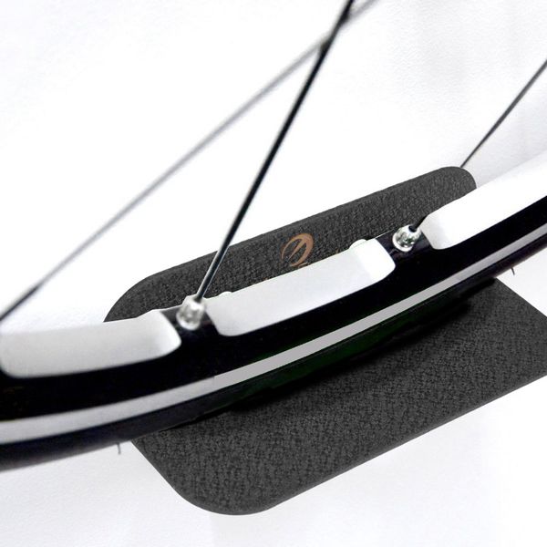 

black bike bicycle cycling pedal padlocks holder tire wall mount support storage hanger stand rack bicycle accessory bike holder