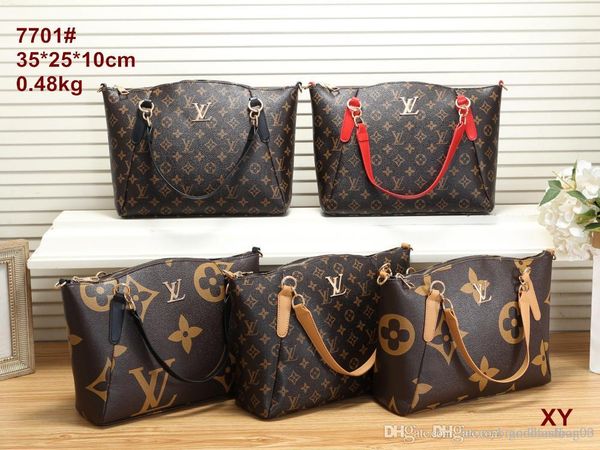 

vintage classic women's tote tote bag fashion high-end shoulder bag leather clutch bag wallet 009