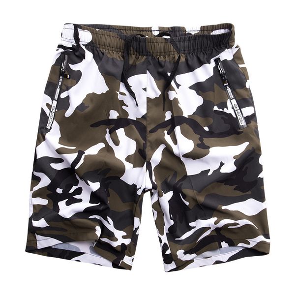 

2019 summer men's camouflage beach shorts big size loose casual lover seaside holiday print punk shorts men short pants 6xl 7xl, White;black