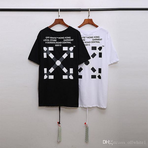 

2020 arrow monroe print mens women designer t shirts off mens fashion designer t shirts white short sleeve s-xl o71, White;black