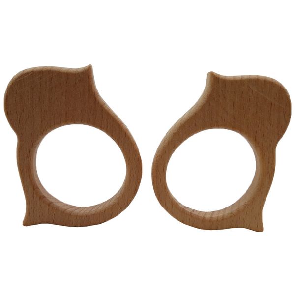 

деревянная большая птица прорезыватель природа детские погремушки зубы захватывающая игрушка diy органические экологичные древесины прорезыв