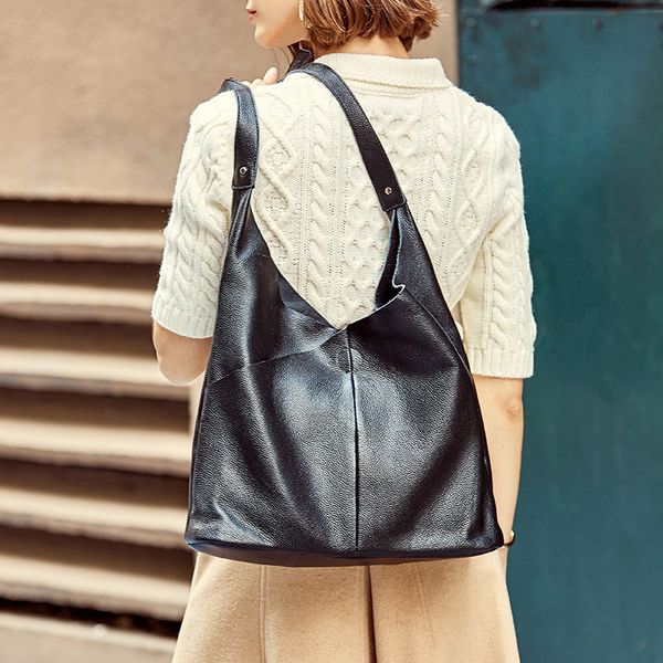 

women's bag simple leather fashion handbag messenger bag