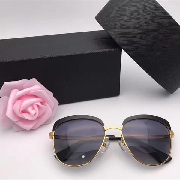 

spr 51ts retro sunglasses women designer butterfly frame gold plated square frame retro steampunk style uv400 lens come with original case, White;black