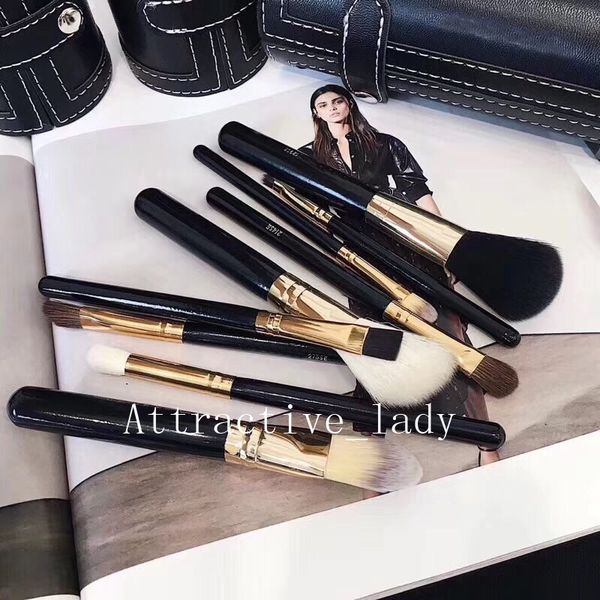 

new makeup 9 pcs brushes eyeshadow foundation owutline mix together superior quality makeup tools epacket