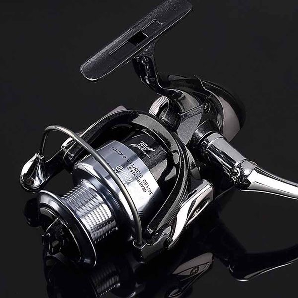 

5bb/10bb +1rb front rear double brake max 5:5:1 super strong dual high low speed carp feeder spinning fishing reel wheel