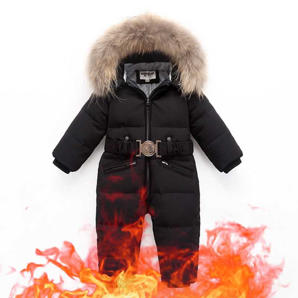 

30 baby winter down coat windproof warm kids warm snowsuit toddler boys girls snowboard skiing jacket jumpsuit child dwq, Blue;gray