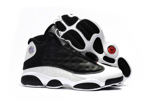

Original air jordan 13 retro men ba ketball hoe bred flint hi tory of flight altitude xiii port hoe de igner athletic neaker, Black;green
