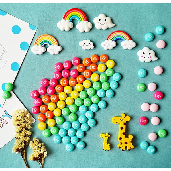 

10pcs creative strong bean refrigerator magnet for children magnetic blackboard stickers home decoration refrigerator stickers