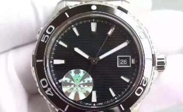 

Фабрика Christmas Luxury 1860 Mens Automatic Swiss Eta. 2824 часы из нержавеющей стали тег калибра 41 мм дайвер Мужские спортивные часы