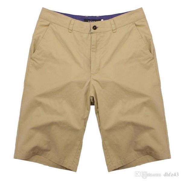 

2019 summer mens fashion shorts casual cargo shorts cotton knee length chinos sweatpants masculina big size 44 pantalon, White;black