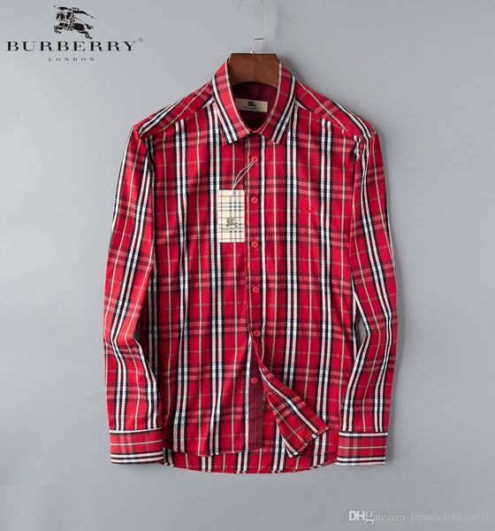 

brand mens designer long sleeve shirts firmate dress shirts fashion casual luxury shirt plaid shirt homme button up 058, White;black