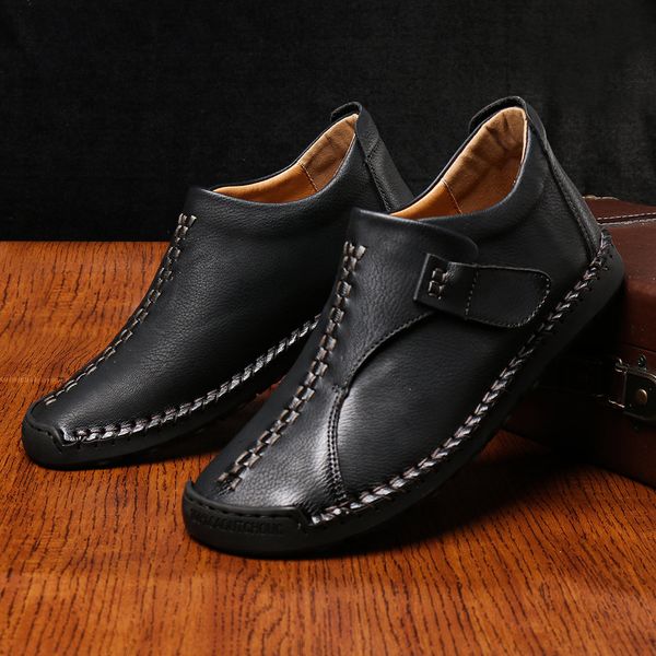 

2019 men casual shoes leather male botas ankle boots men cc-316, Black