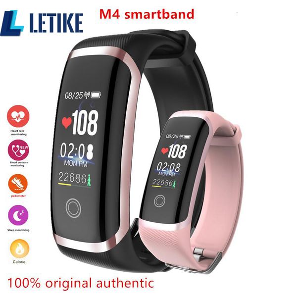 

Letike M4 Fitness Tracker Новые Chip Nrf52832 Часы реального времени динамического пульса Монитор