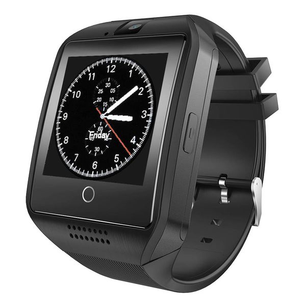 

q18 smart watch bluetooth smartwatches support sim card nfc connection health for android smartphone with retail package