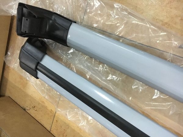 

2 pcs aluminium alloy roof rack rail cross bar fit for discovery 3 06-09 luggage carrier