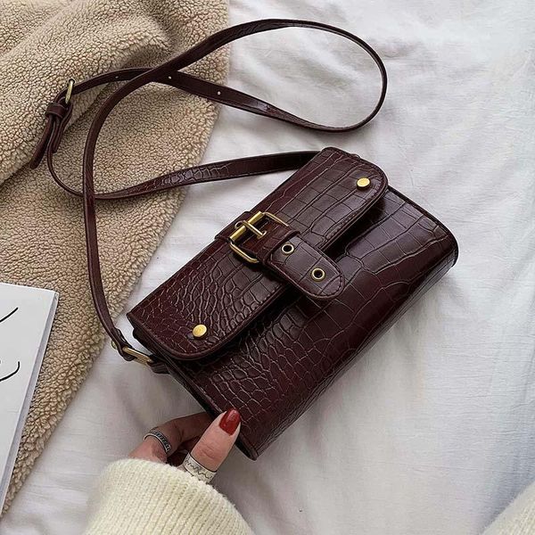 

mini stone pattern pu leather crossbody for women crossbody shoulder bag female winter travel handbags and purses